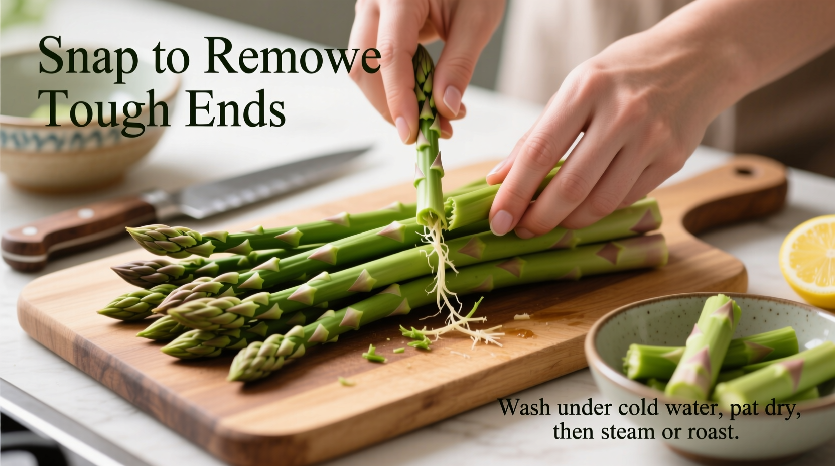 how to prepare asparagus for cooking