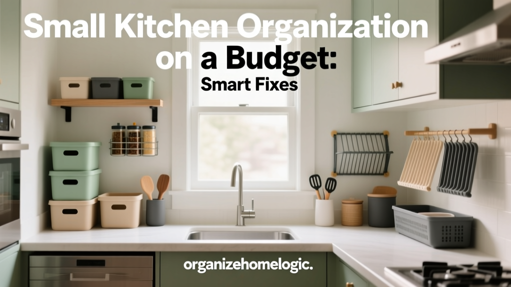 Small Kitchen Organization on a Budget: Smart Fixes