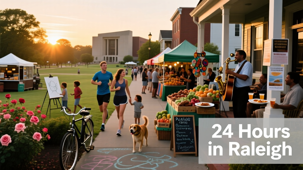 24 Hours in Raleigh: A Local-Curated Day from Sunrise to Midnight