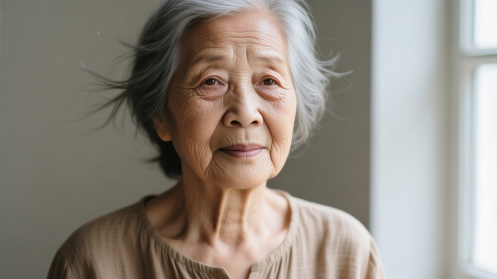 Close-up of an elderly woman's hands using an ergonomic electric can opener in a brightly lit modern kitchen, highlighting adaptive arthritis gadgets.