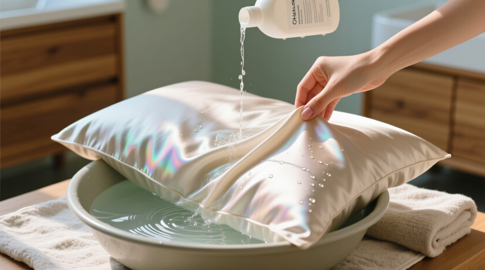how to wash silk pillowcases without damage