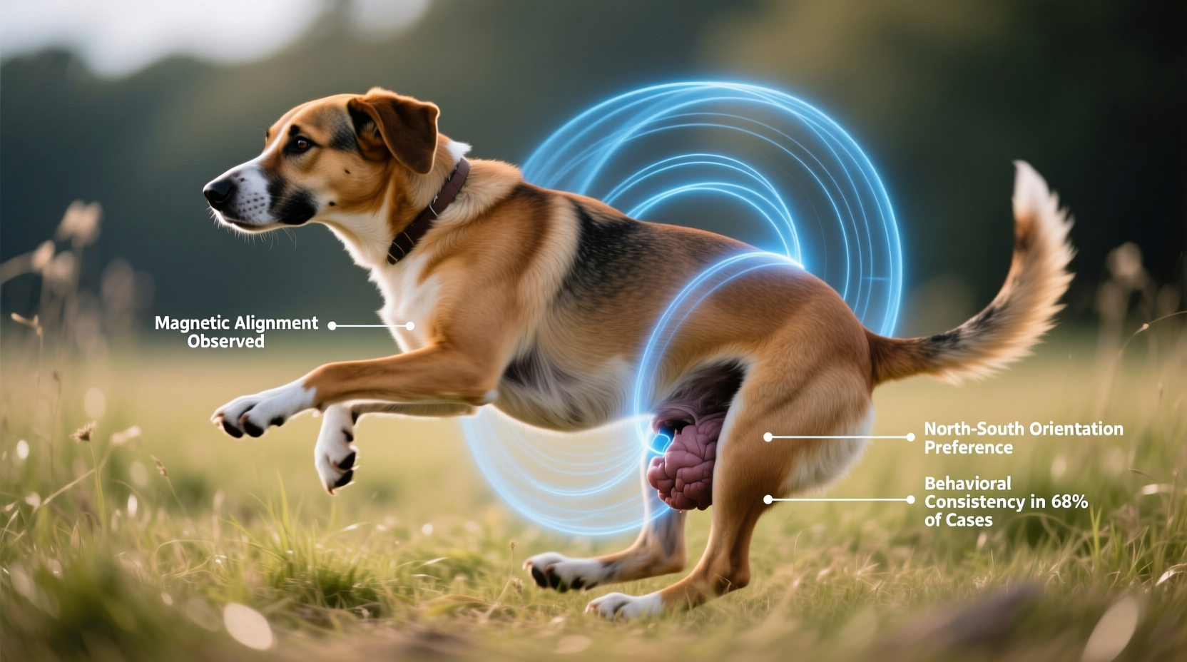 why do dogs spin before pooping magnetoreception theories