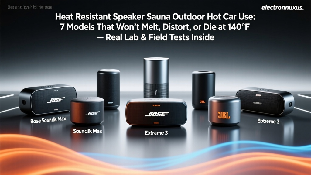 Heat Resistant Speaker Sauna Outdoor Hot Car Use: 7 Models That Won’t Melt, Distort, or Die at 140°F — Real Lab & Field Tests Inside