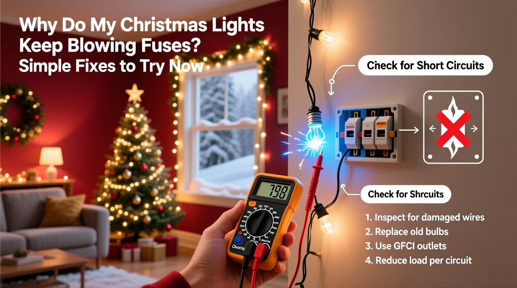 why do my christmas lights keep blowing fuses simple fixes to try now