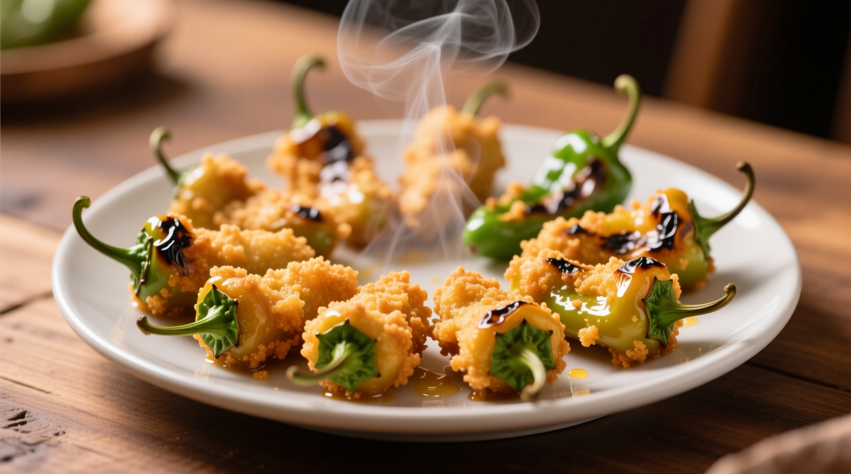 shishito pepper poppers air fryer recipe