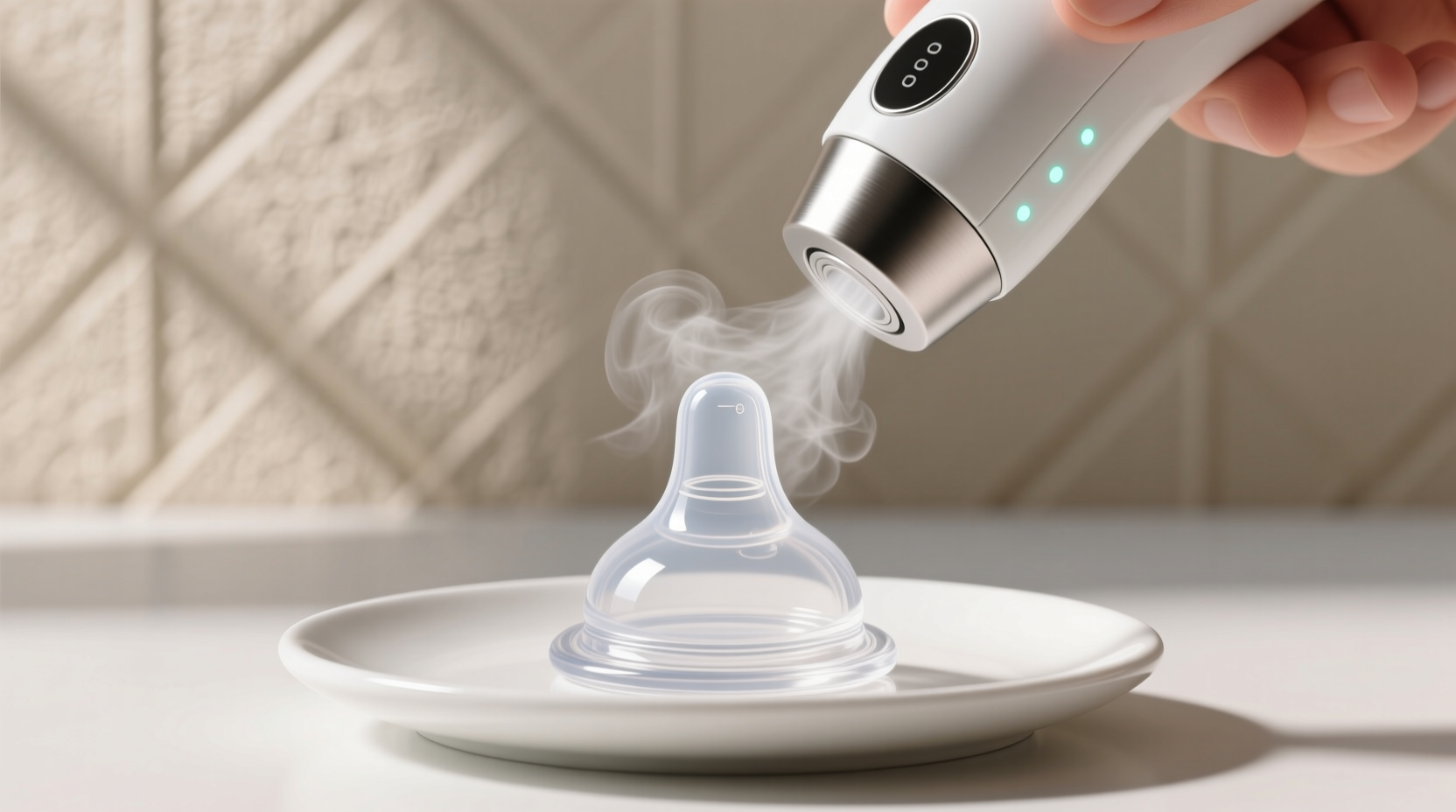 eco friendly cleaning steam sterilize silicone nipples