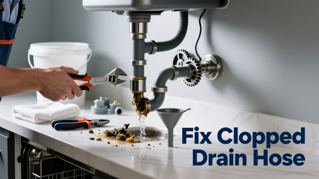 Fix a Clogged Dishwasher Drain Hose Making Noise