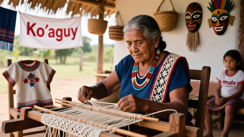 Guaraní ñAnduti Lace Making Tools And Paraguayan Festival Uses