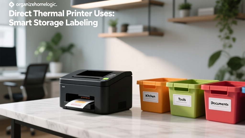 Direct Thermal Printer Uses for Home Organization