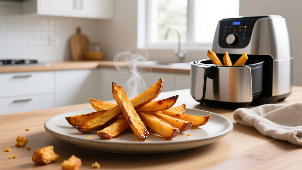 Crispy Air Fryer Sweet Potato Fries (No Soggy Ends!)