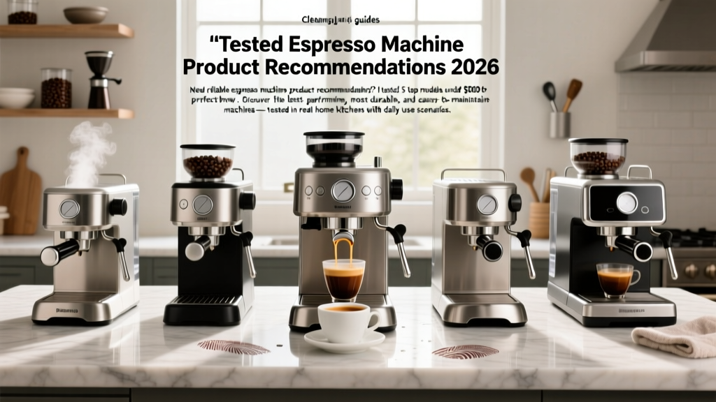 Tested Espresso Machine Product Recommendations 2026