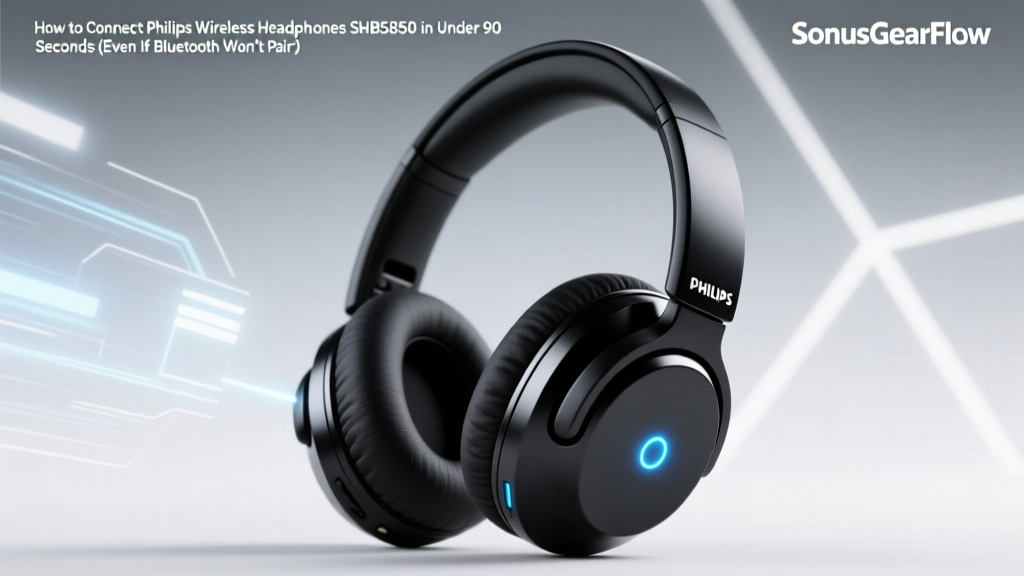Philips SHB5850 Wireless Headphones: Pair in 90 Sec (2026)