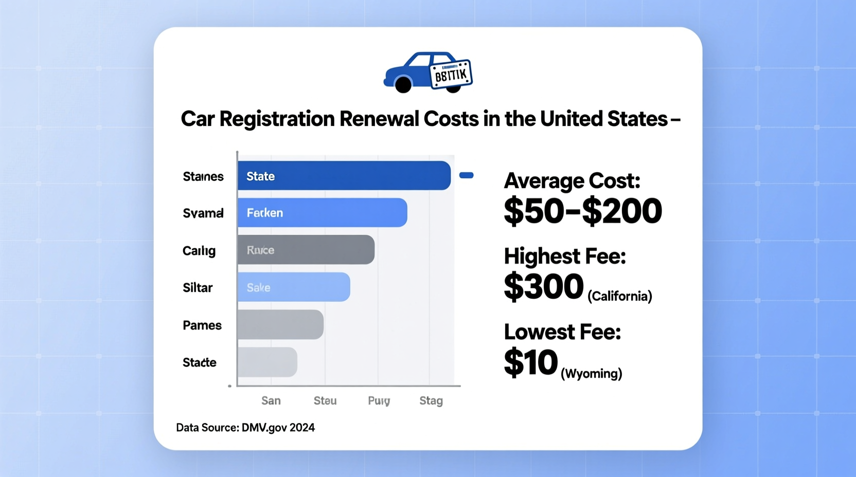 how much is car registration renewal