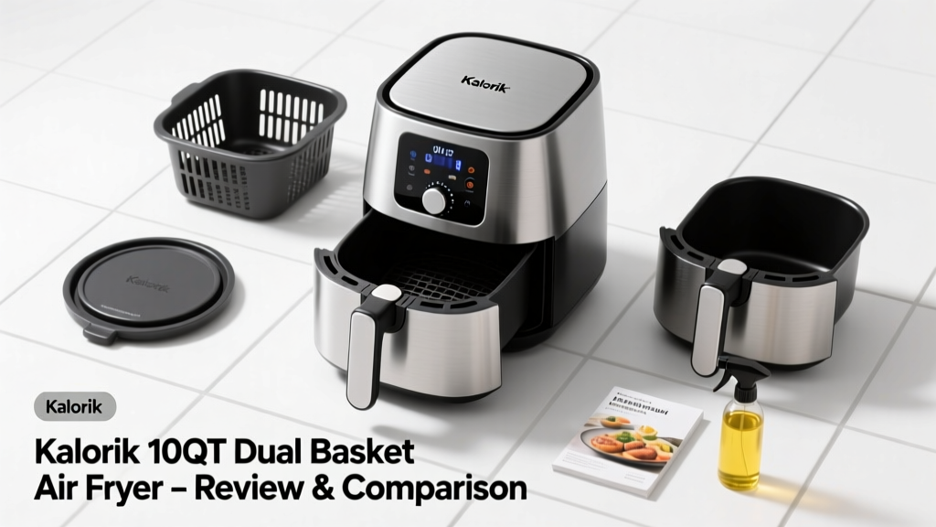 Kalorik 10-Quart Dual Basket Air Fryer Review
