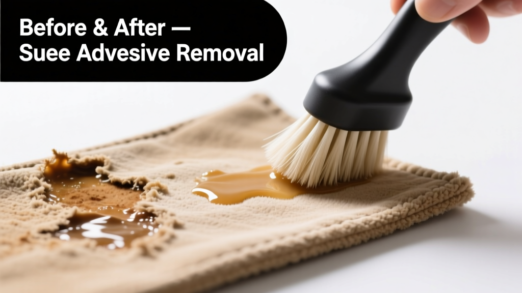 How to Remove Carpet Adhesive from Suede Safely