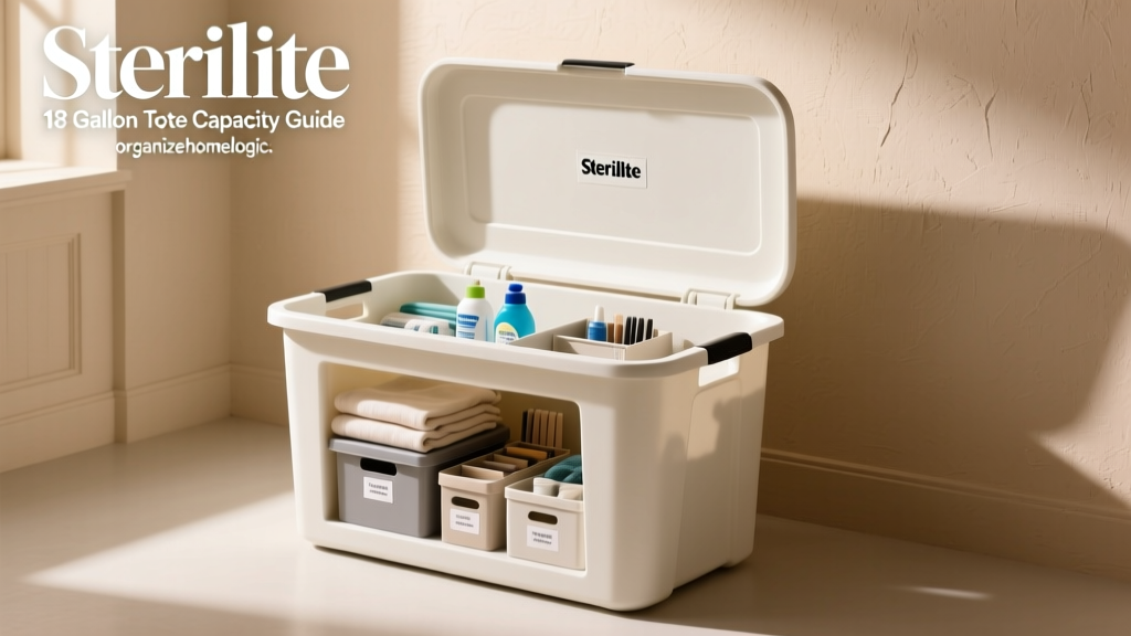 Sterilite 18 Gallon Tote Capacity Guide