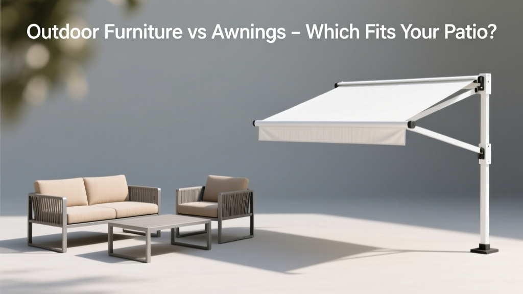 Outdoor Furniture vs Awnings: Which Fits Your Patio?