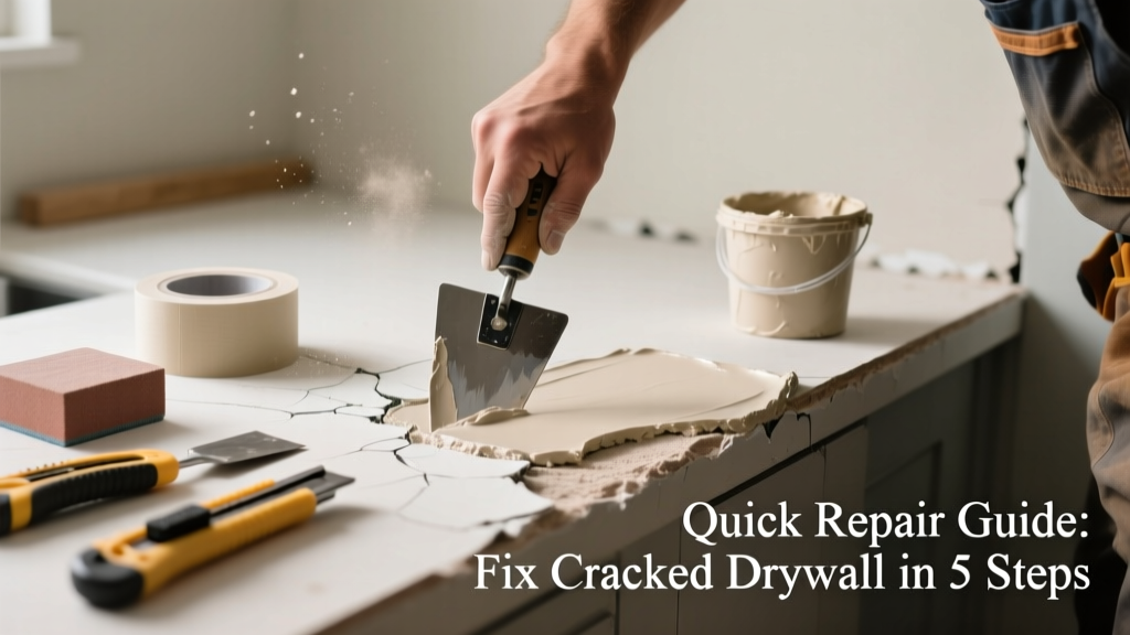 Fixing Cracked Drywall in the Kitchen: Quick Repair Guide