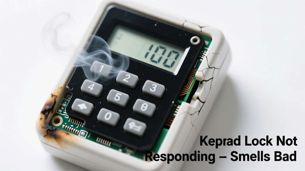 Keypad Lock Not Responding & Smells Bad: Quick Diagnosis