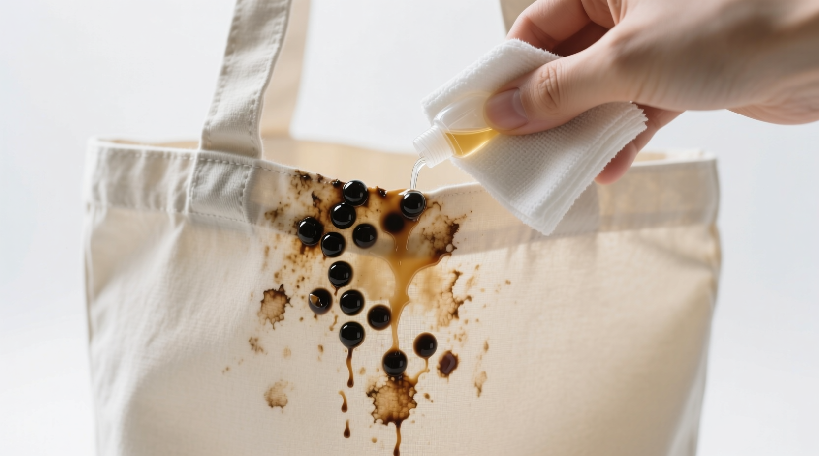 remove bubble tea pearl stains without scrubbing