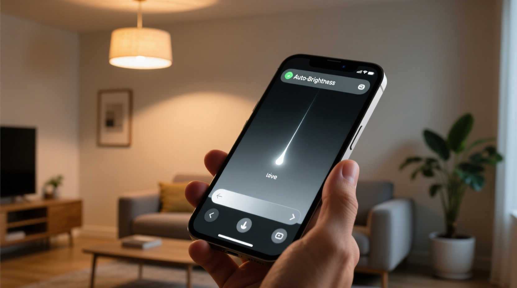 why does my screen brightness change automatically indoors