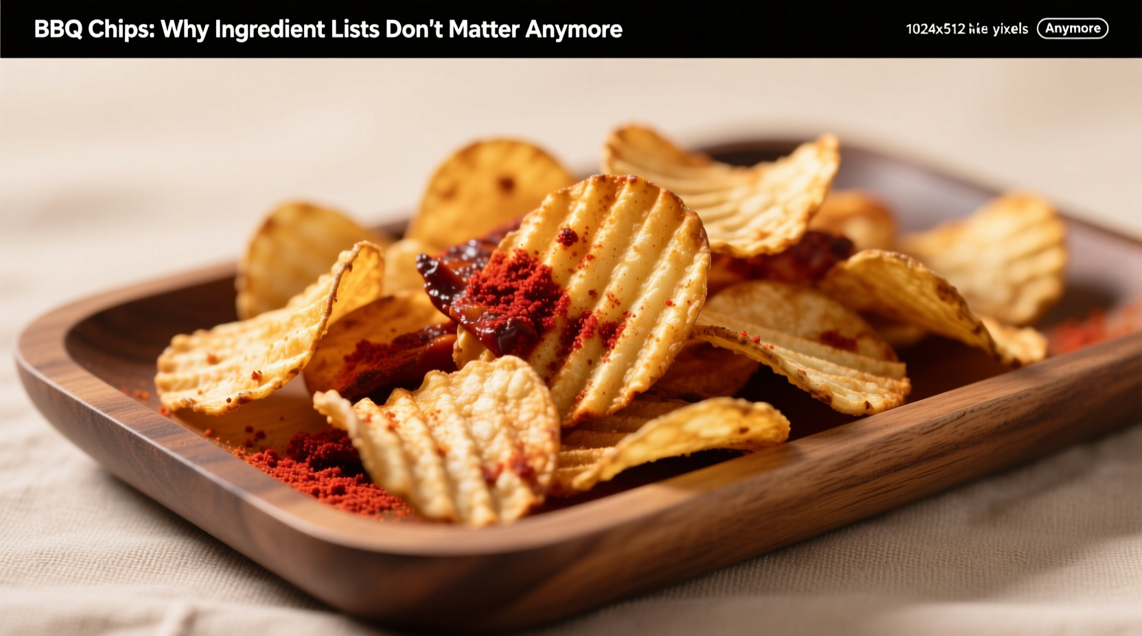 bbq chips why ingredient lists don t matter anymore