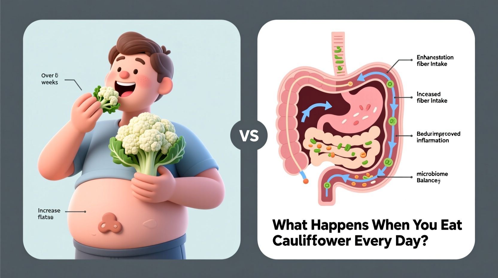 Cauliflower Overconsumption: Benefits and Side Effects Explained