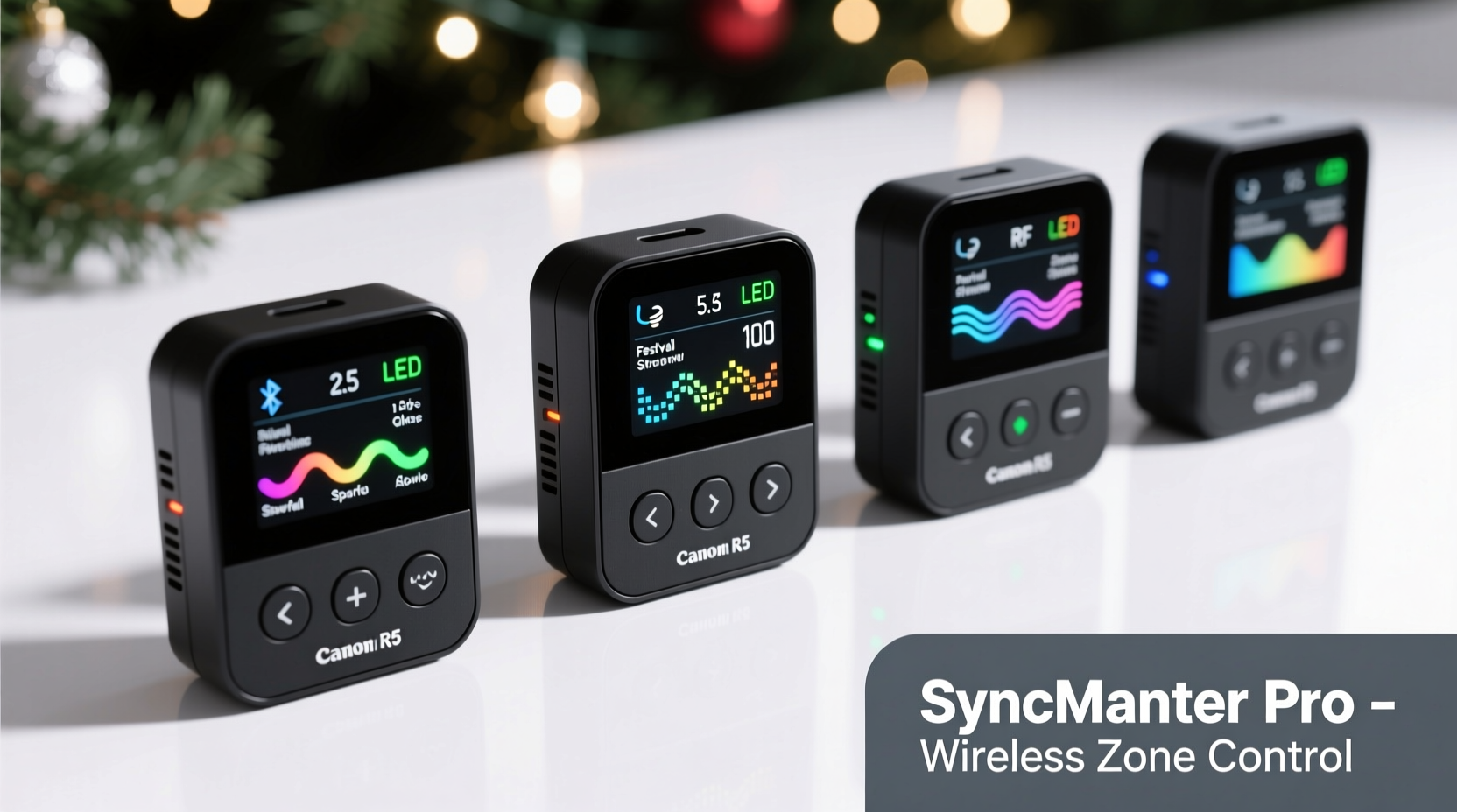 best wireless christmas light controllers for syncing across multiple zones