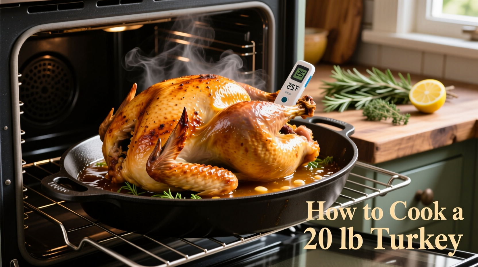 how to cook a 20 lb turkey