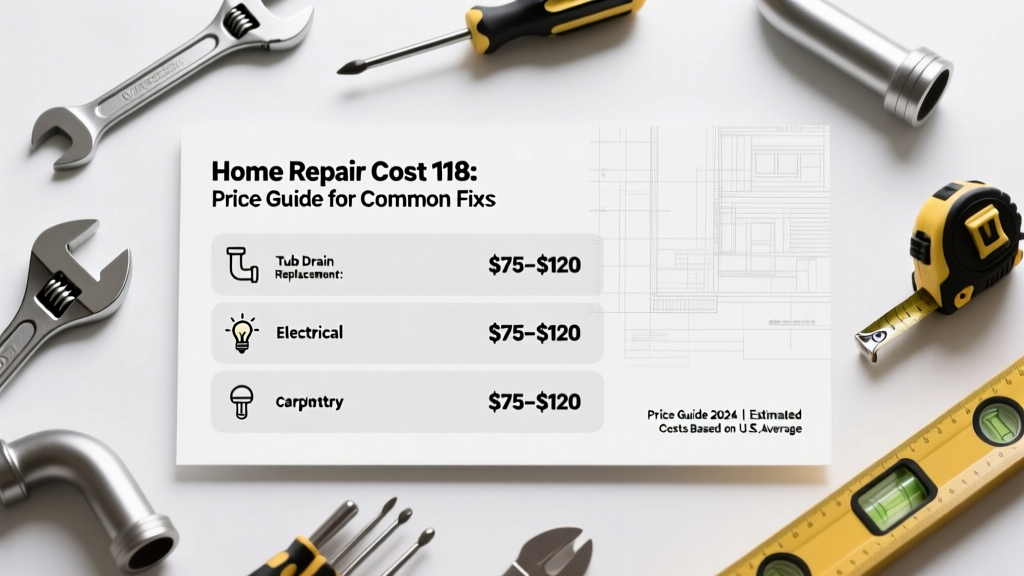 Home Repair Cost 118: Price Guide for Common Fixes