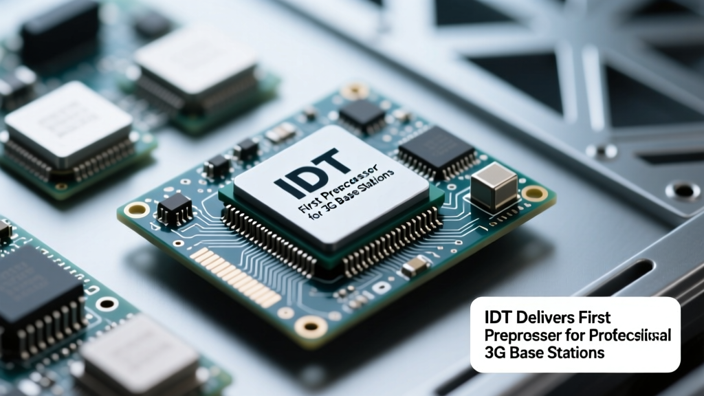 IDT Delivers First Preprocessor for 3G Basestations: Architecting Signal Integrity at Scale