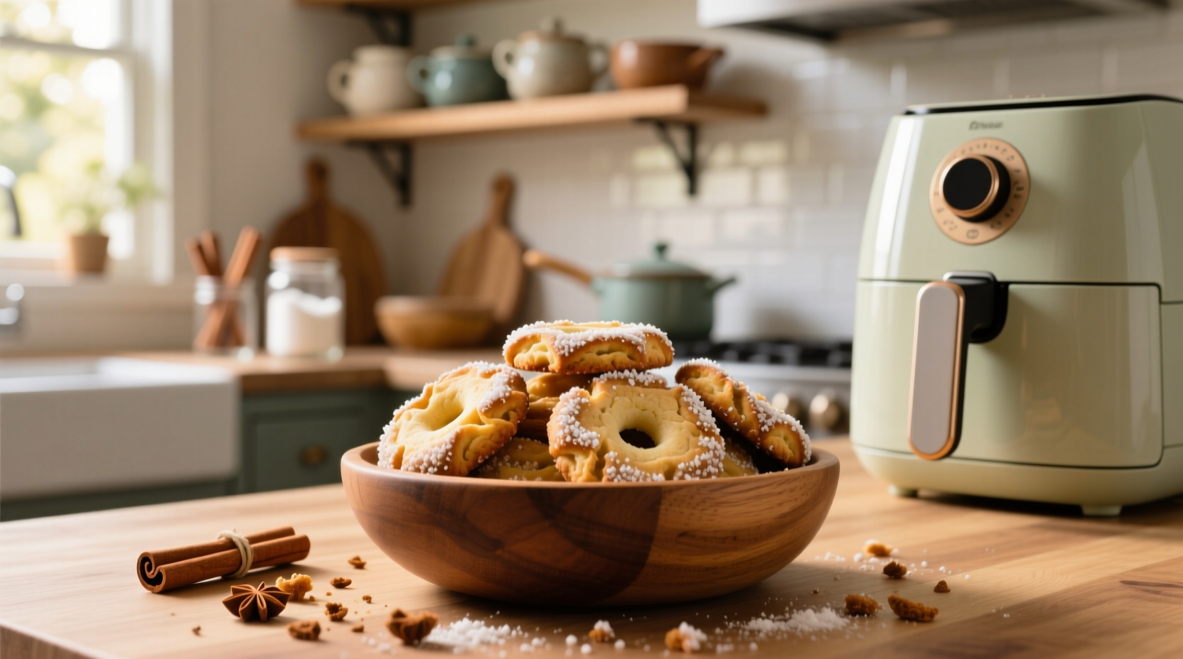 Air Fryer Snickerdoodles: Science-Backed Baking Hack (8-Minute)