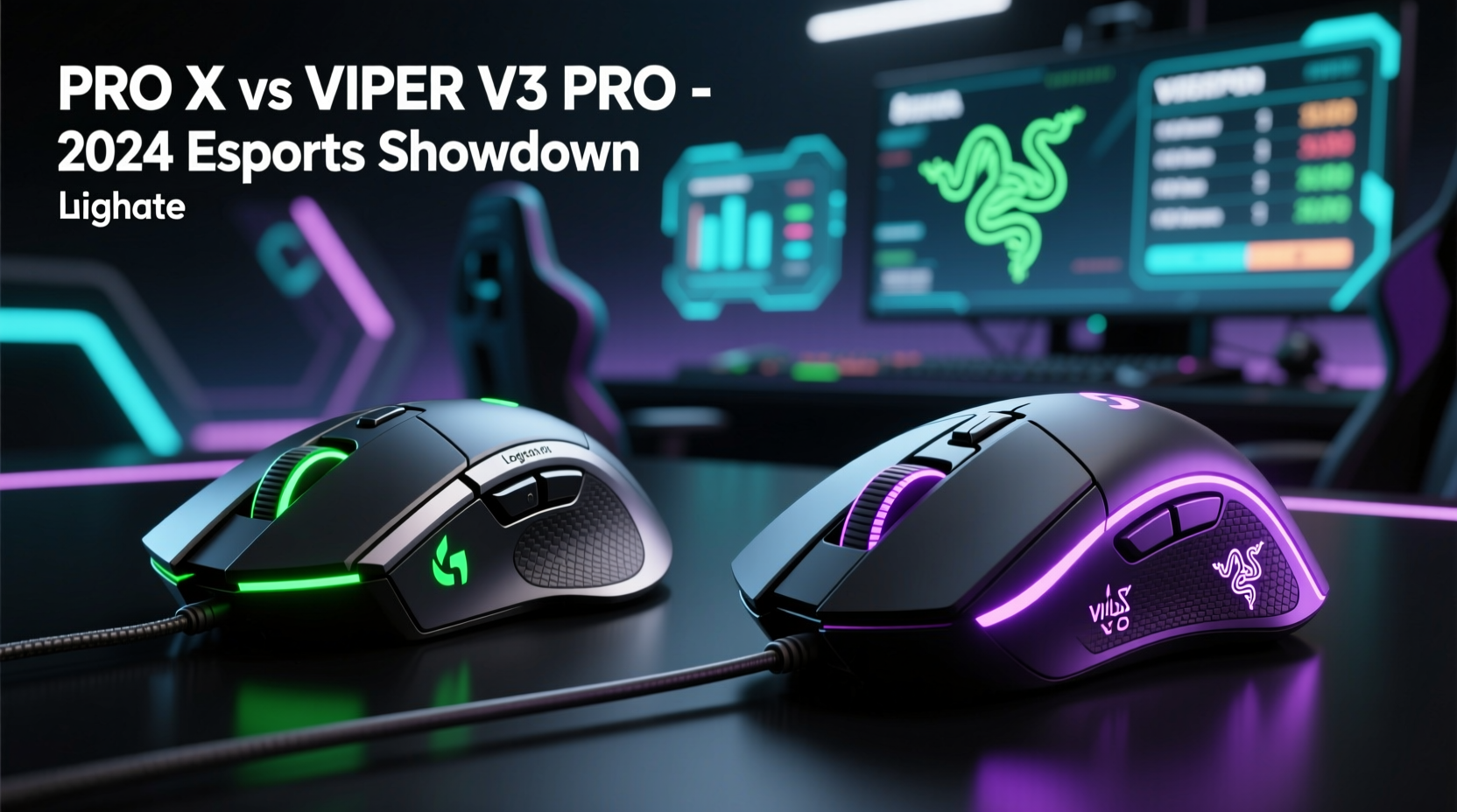 logitech g pro x superlight vs razer viper v3 pro esports mouse duel