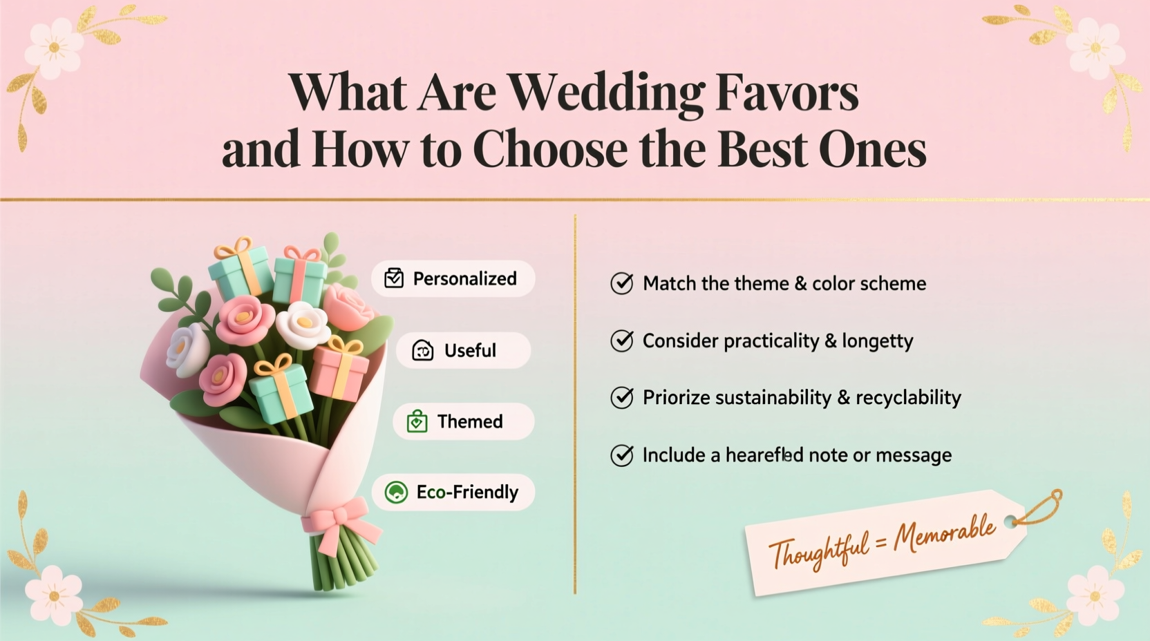 what are wedding favors