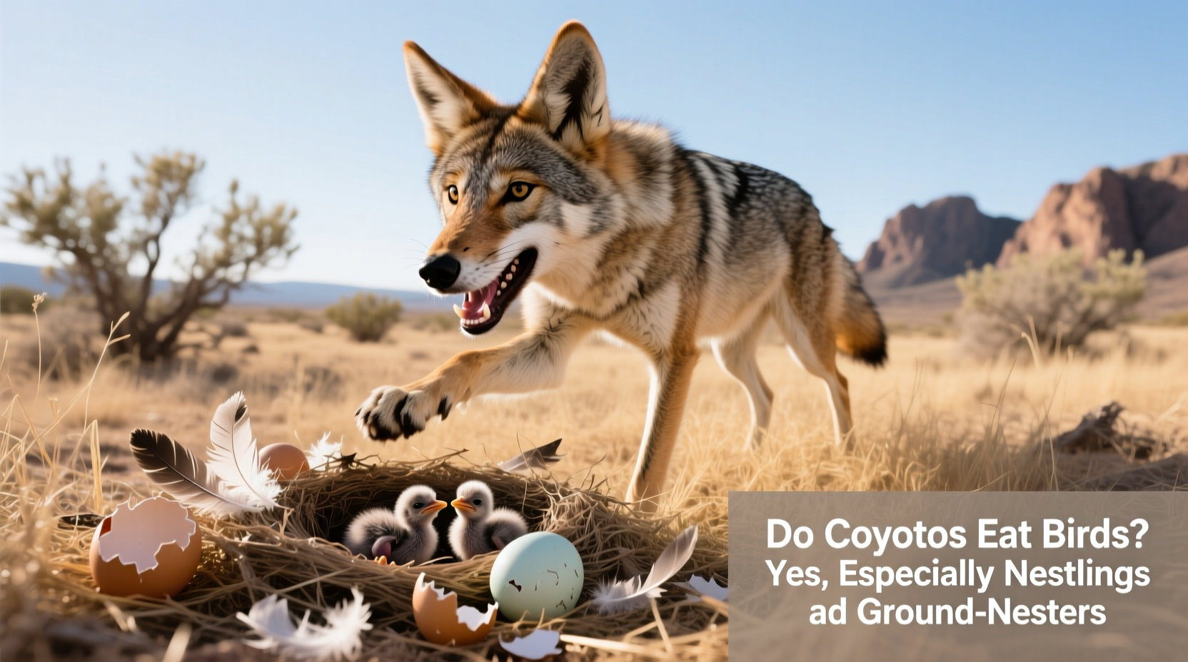 do coyotes eat birds