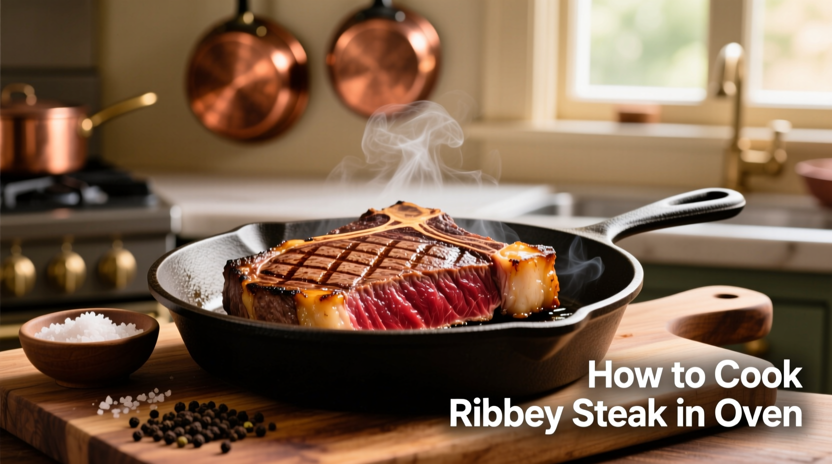 how do you cook ribeye steak in oven