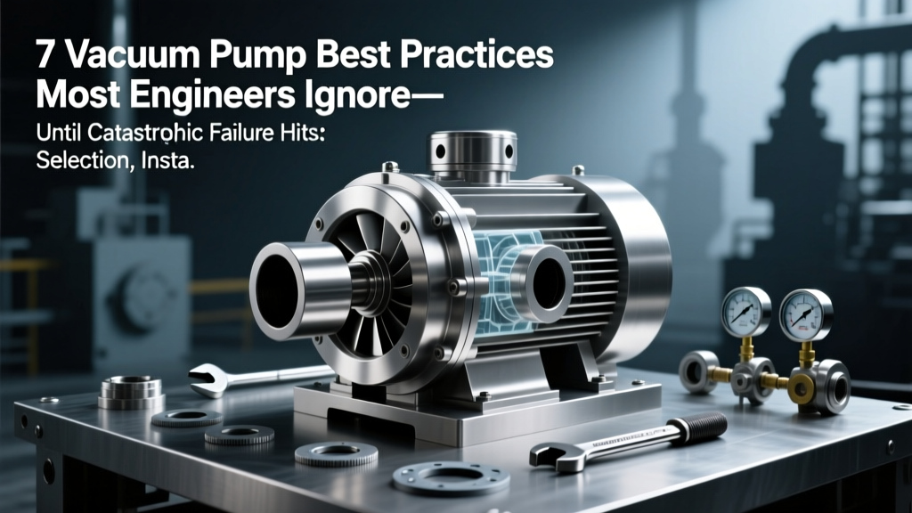 7 Vacuum Pump Best Practices Engineers Ignore