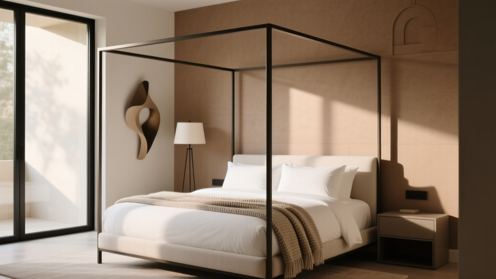 Bedroom Four Poster Bed Styling - The Decor Mag