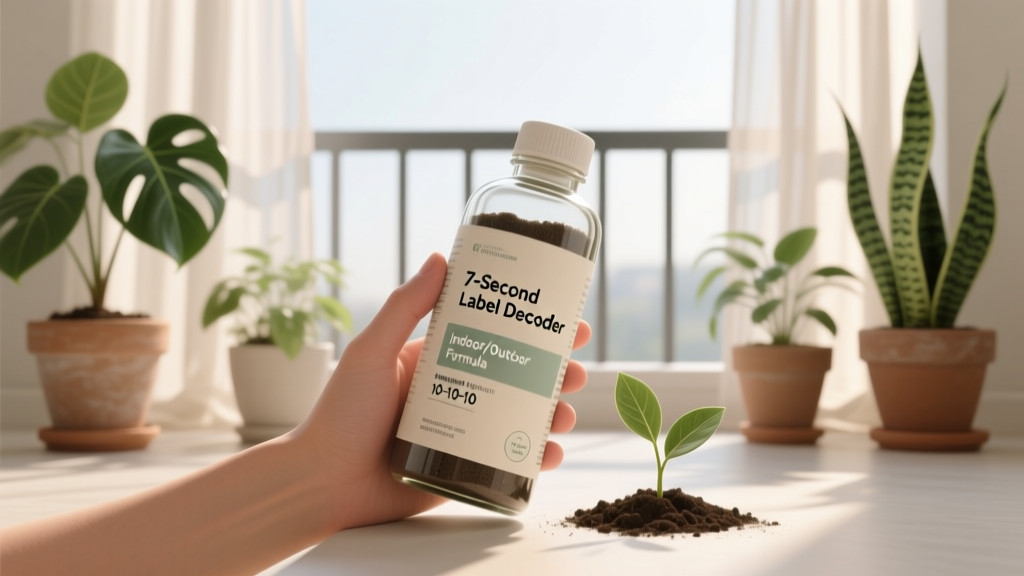 Indoor vs Outdoor Fertilizer: Label Decoder Guide (2026)