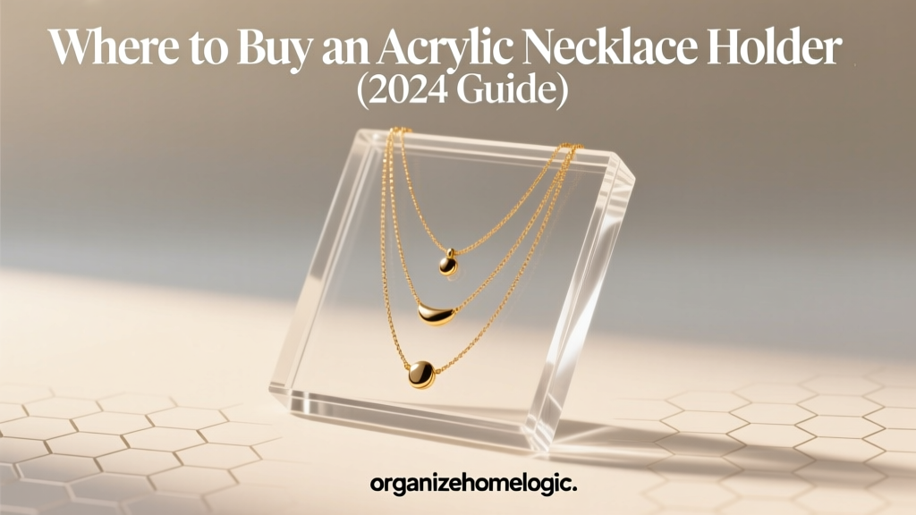 Where to Buy an Acrylic Necklace Holder (2024 Guide)
