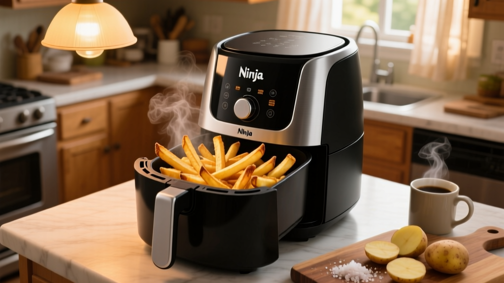 Crispy Frozen Fries in Ninja Air Fryer (Every Time!)