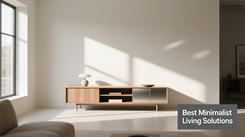 Best Minimalist Living Solutions: Practical, Space-Smart, and Sustainable Storage Systems