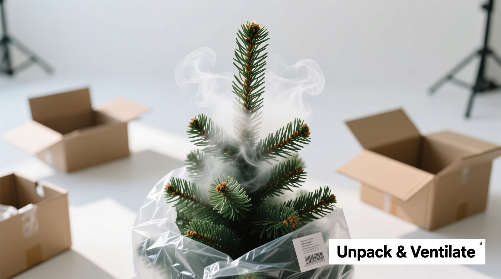 why does my artificial tree smell weird when unpacked solutions