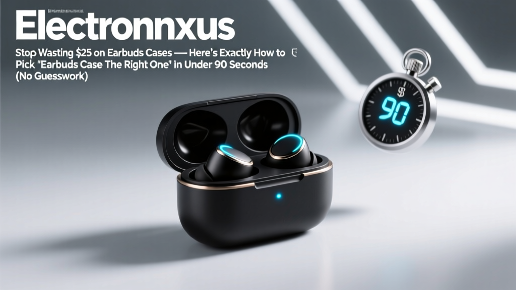 Stop Wasting $25 on Earbuds Cases — Here’s Exactly How to Pick 'Earbuds Case The Right One' in Under 90 Seconds (No Guesswork)