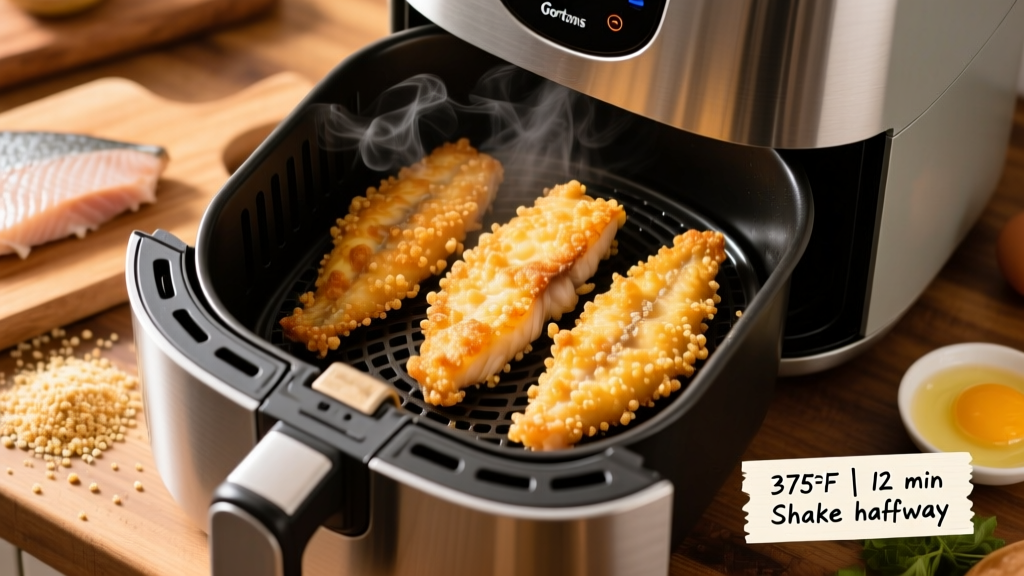 Gorton's Crispy Battered Fish Air Fryer Temp Guide