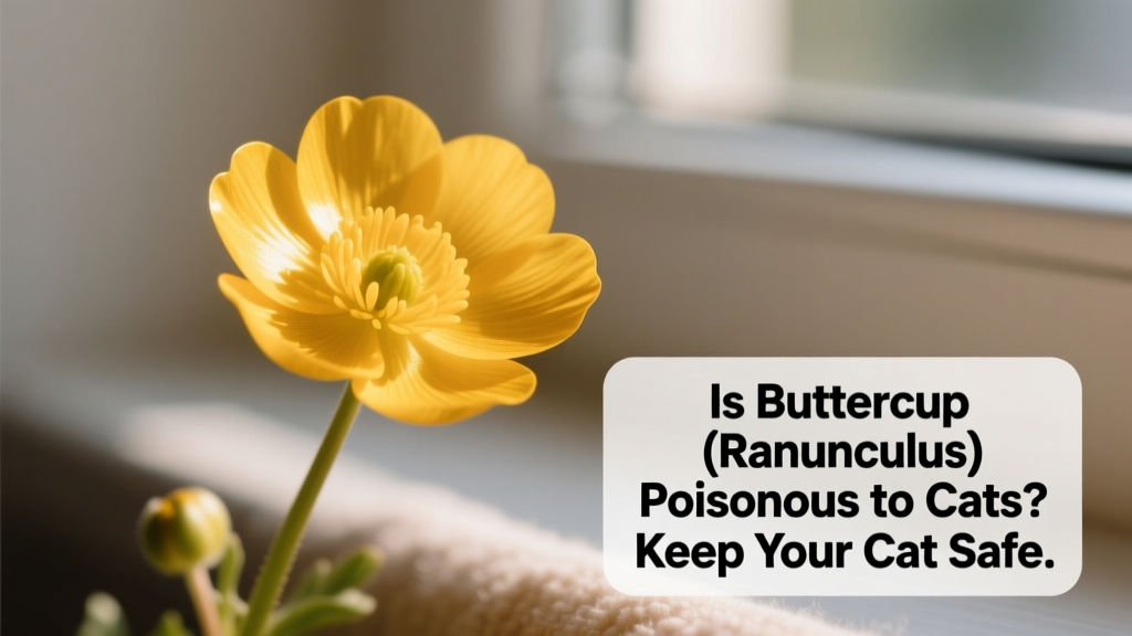 Is Buttercup (Ranunculus) Poisonous to Cats? Keeping Your Cat Safe