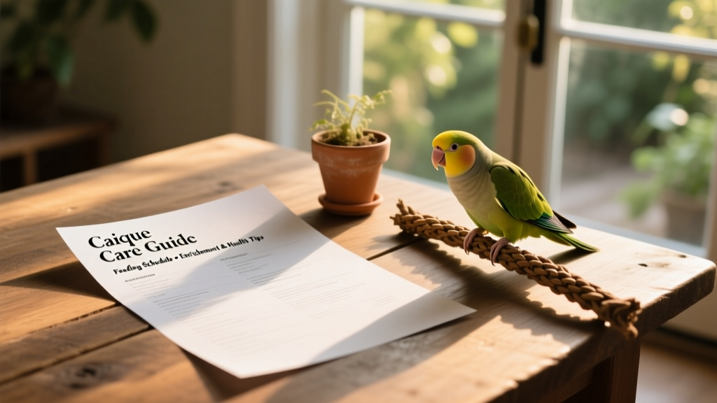 Caique Care Sheet