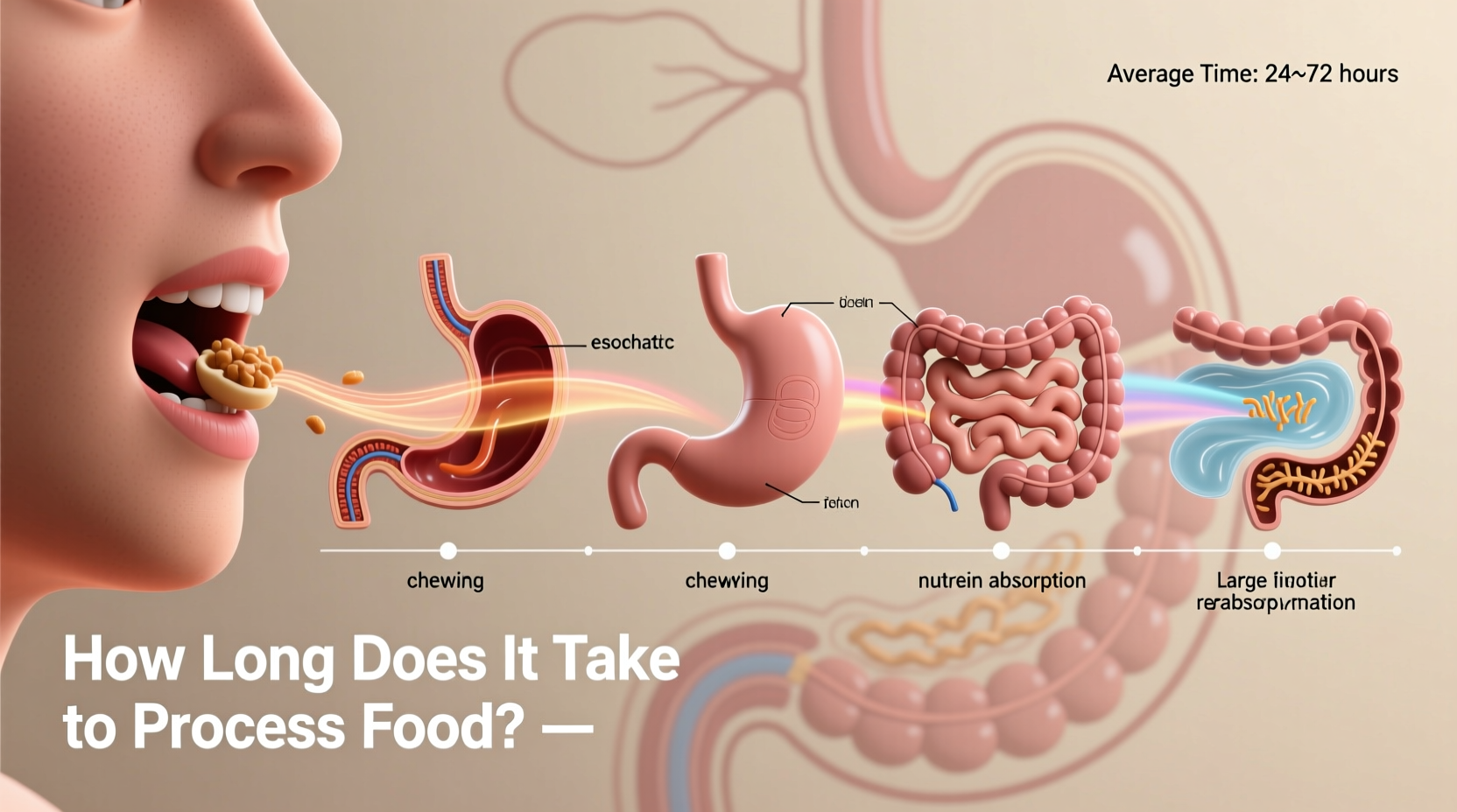 how long does it take to process food