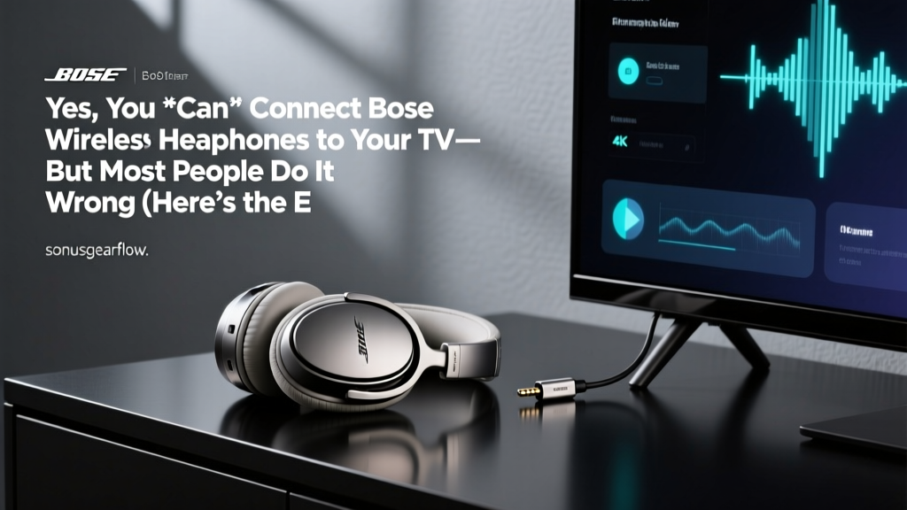 Bose Headphones to TV Setup Guide (2026)