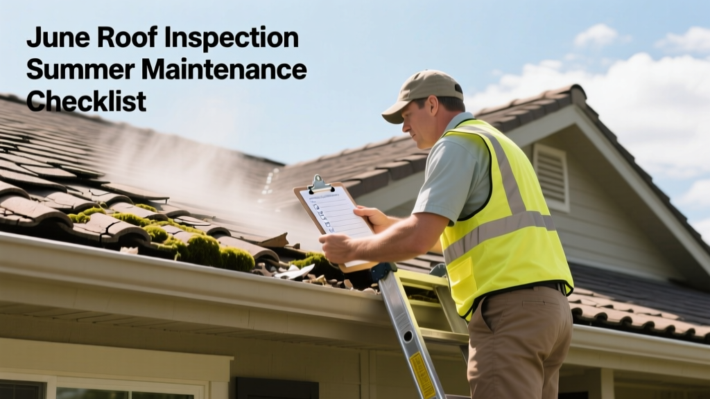 June Roof Inspection: Summer Maintenance Checklist